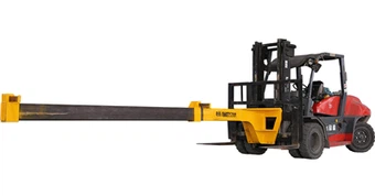 Forklift Tsheb Txuas Ntxiv Boom Phom Sij Thom Khomob Blackmer .. Txuas ntxiv rau iav Chaw thau khoom thiab thauj khoom